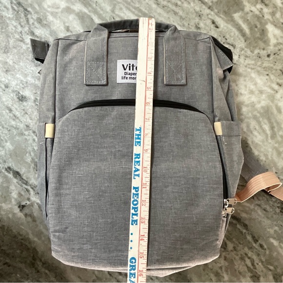 Viton Baby Diaper Bag Backpack with Changing Station - Picture 4 of 10